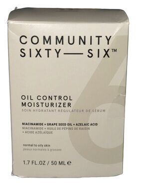 COMMUNITY SIXTY-SIX OIL CONTROL MOISTURIZER 1.7 OZ, NWT